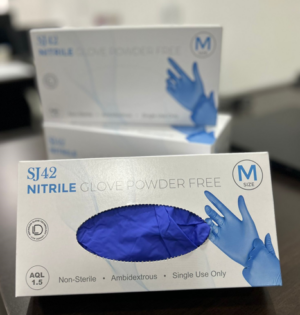 Disposable Nitrile Powder-Free Glove | Low Derma Technology